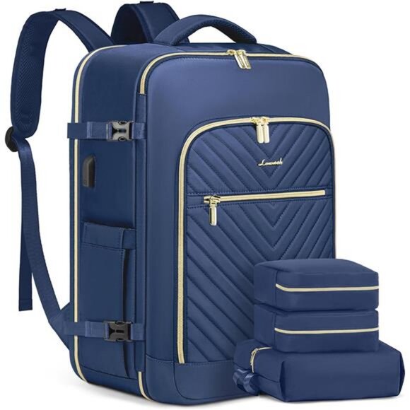 Large Travel Backpack, Carry on Backpack Flight Approved, Backpack Travel Bag - Picture 1 of 7